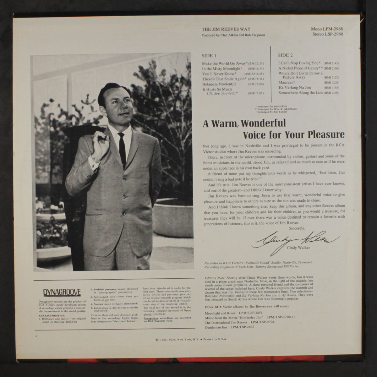 the jim reeves way by JIM REEVES