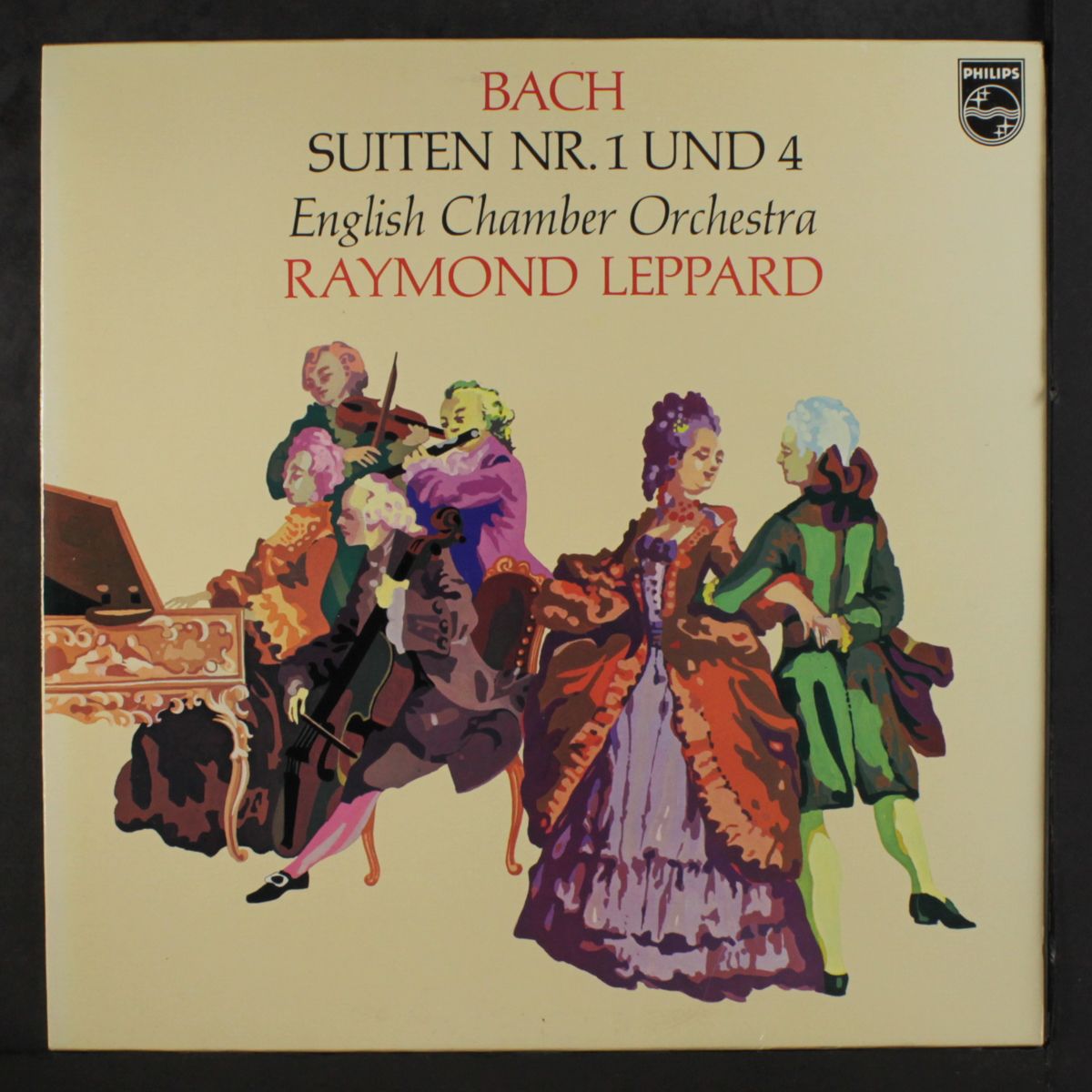 bach: suites 1 & 4 by RAYMOND LEPPARD