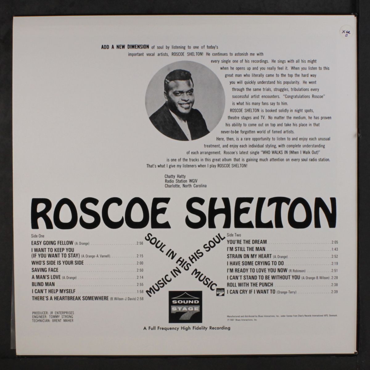 music in his soul, soul in his music by ROSCOE SHELTON