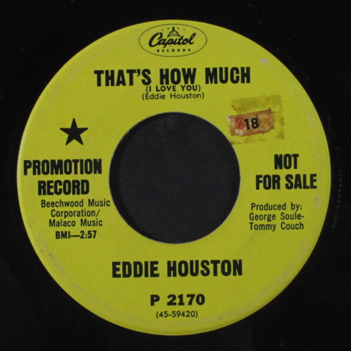 i can't go wrong / that's how much by EDDIE HOUSTON