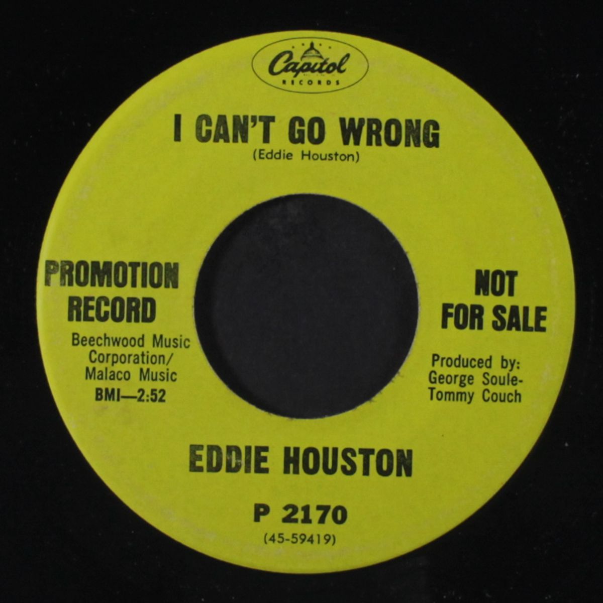 i can't go wrong / that's how much by EDDIE HOUSTON