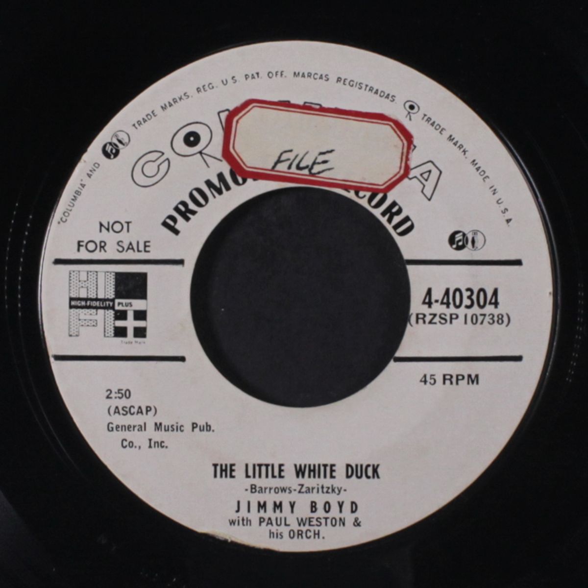 little sir echo / the little white duck by JIMMY BOYD