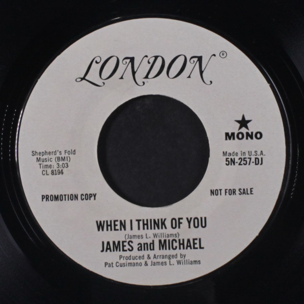 when i think of you / mono by JAMES & MICHAEL