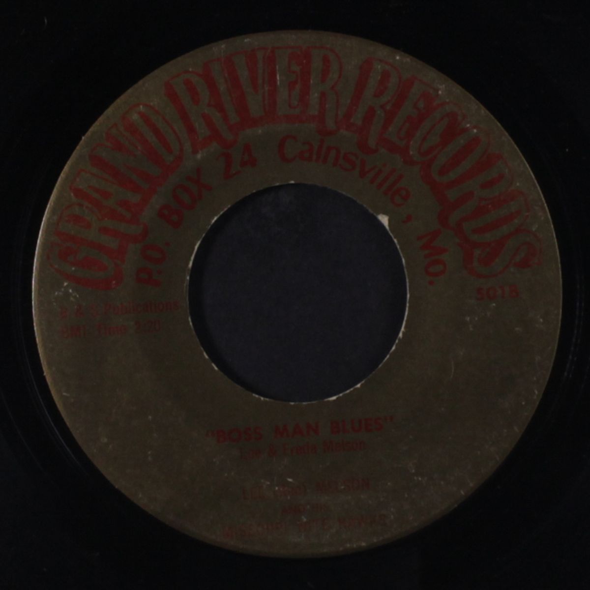 boss man blues / the happiness key by LEE (RED) MELSON