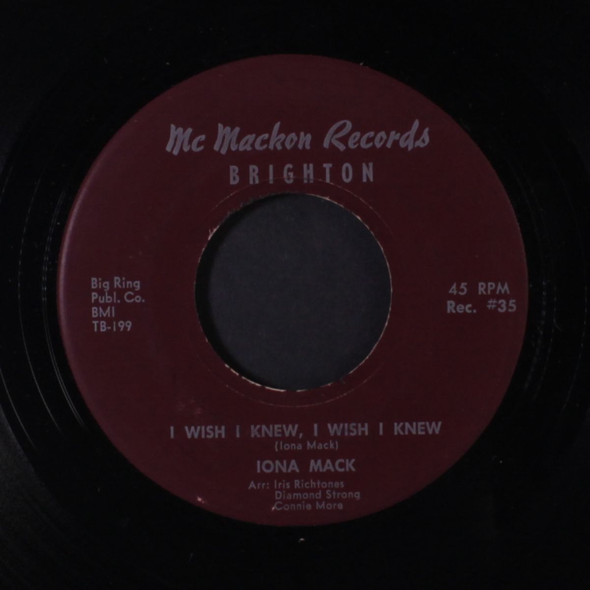 mirror, mirror on the wall / i wish i knew, i wish i knew by IONA MACK