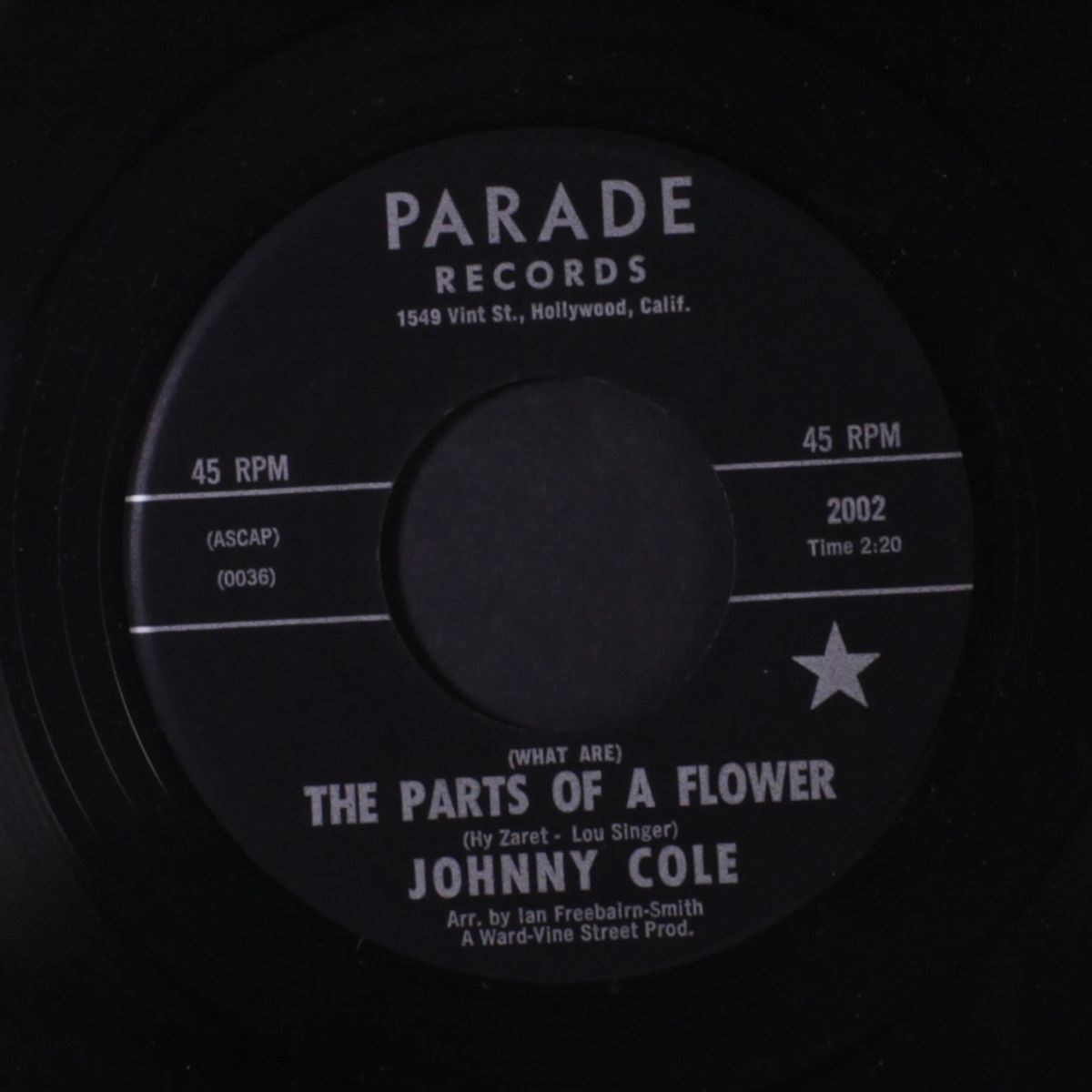 stop the rain / the parts of a flower by JOHNNY COLE