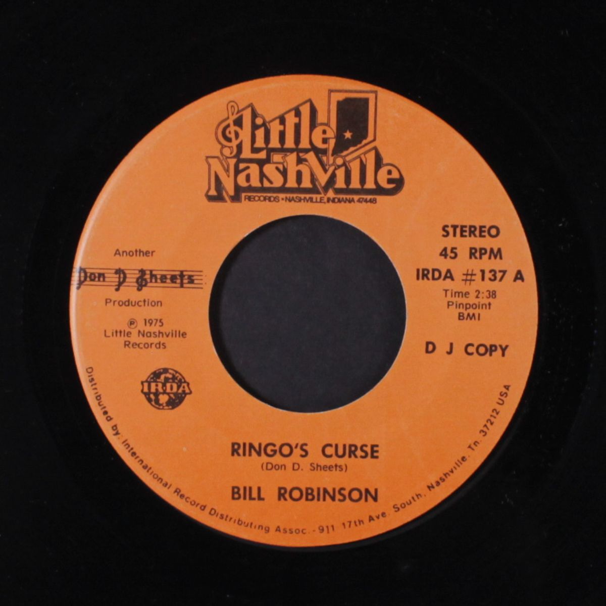 ringo's curse / country music is fun by BILL ROBINSON
