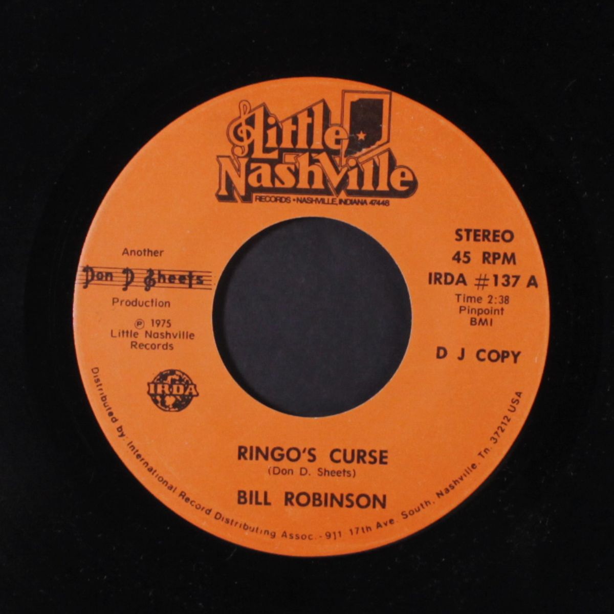 ringo's curse / country music is fun by BILL ROBINSON