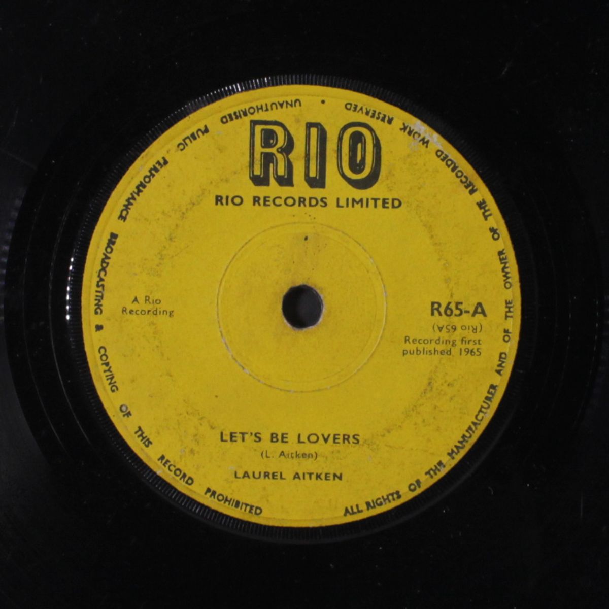 let's be lovers / i need you by LAUREL AITKEN