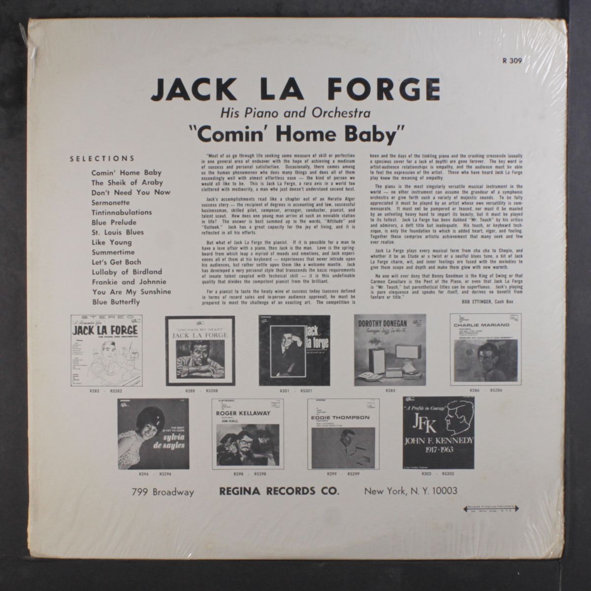 comin' home baby by JACK LA FORGE