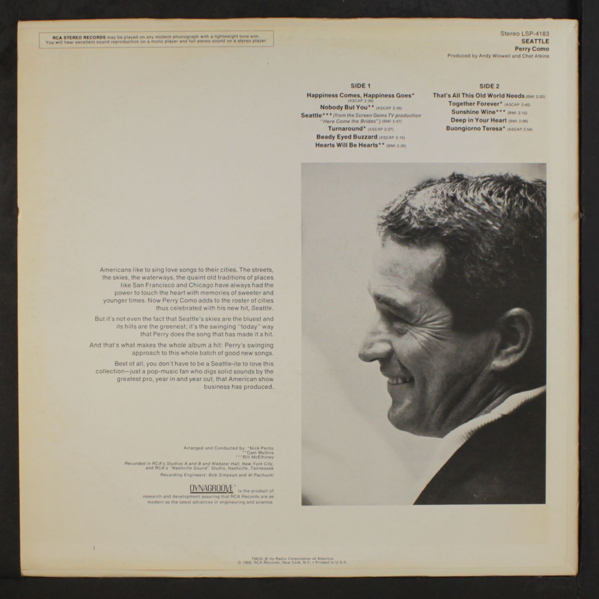 seattle by PERRY COMO