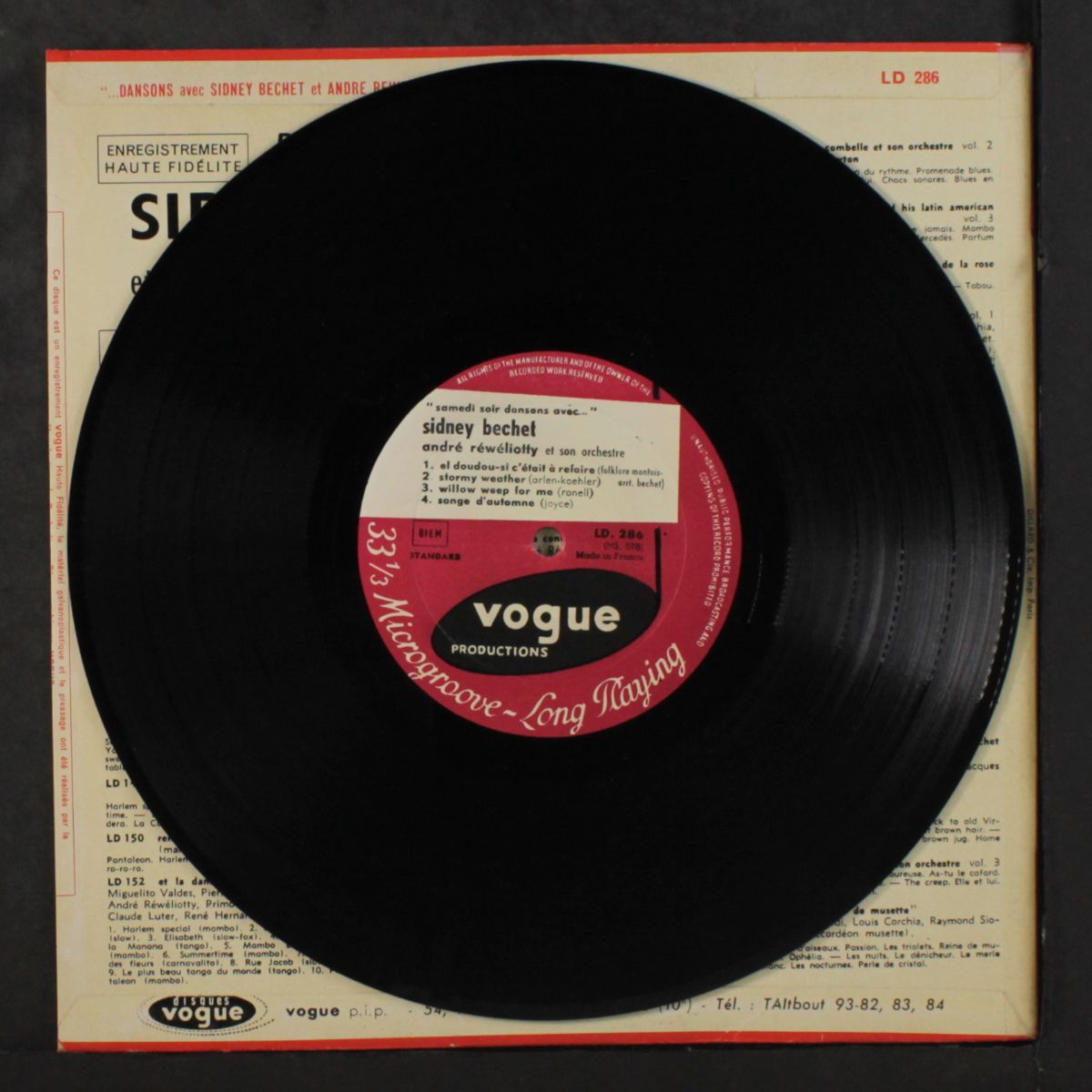 dansons avec by SIDNEY BECHET
