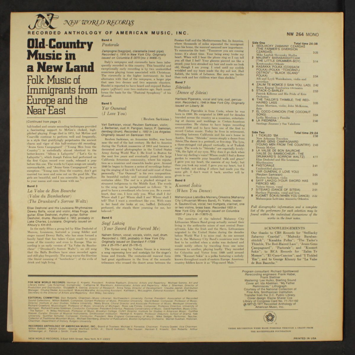old-country music in a new land by VARIOUS
