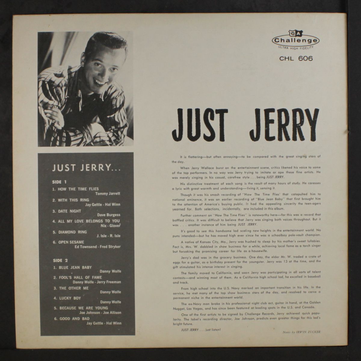 just jerry by JERRY WALLACE