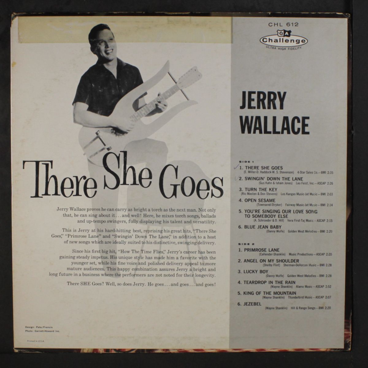 there she goes by JERRY WALLACE