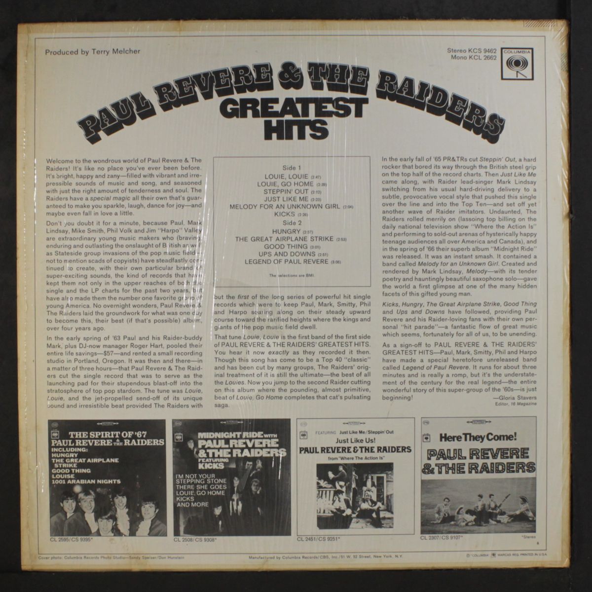 greatest hits by PAUL REVERE & RAIDERS