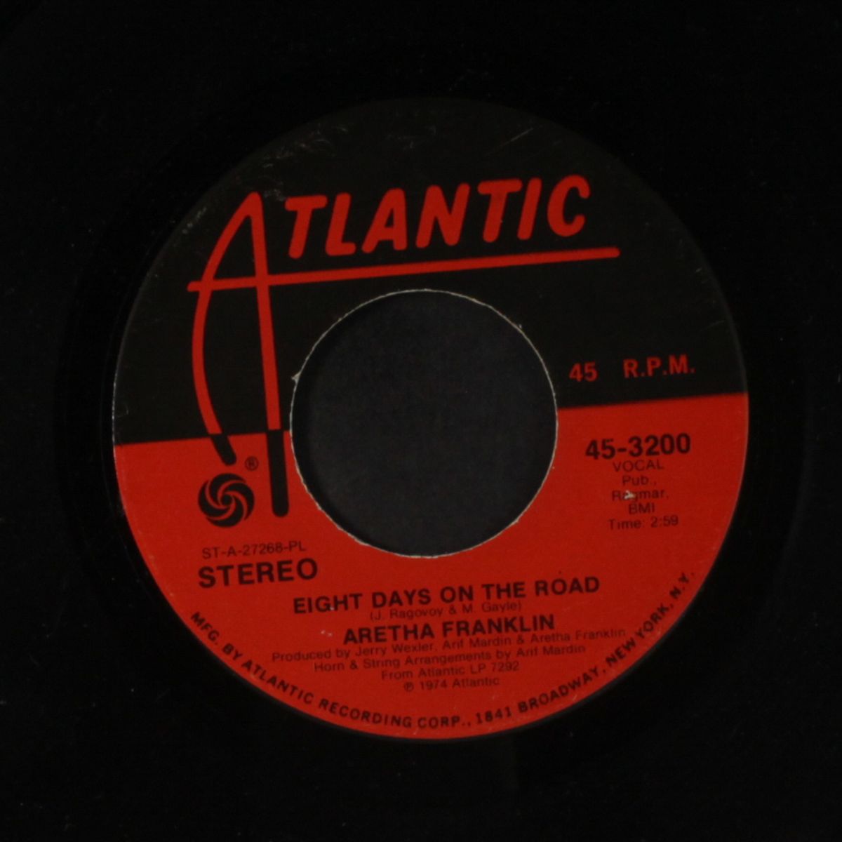 ain't nothing like the real thing / eight days on the road by ARETHA FRANKLIN
