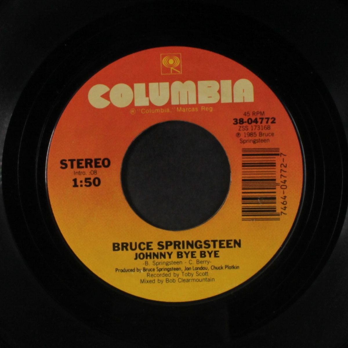 i'm on fire / johnny bye bye by BRUCE SPRINGSTEEN