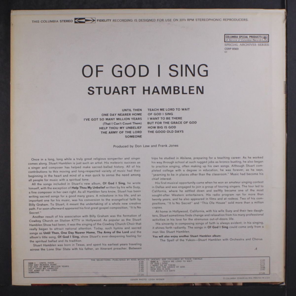 of god i sing by STUART HAMBLEN