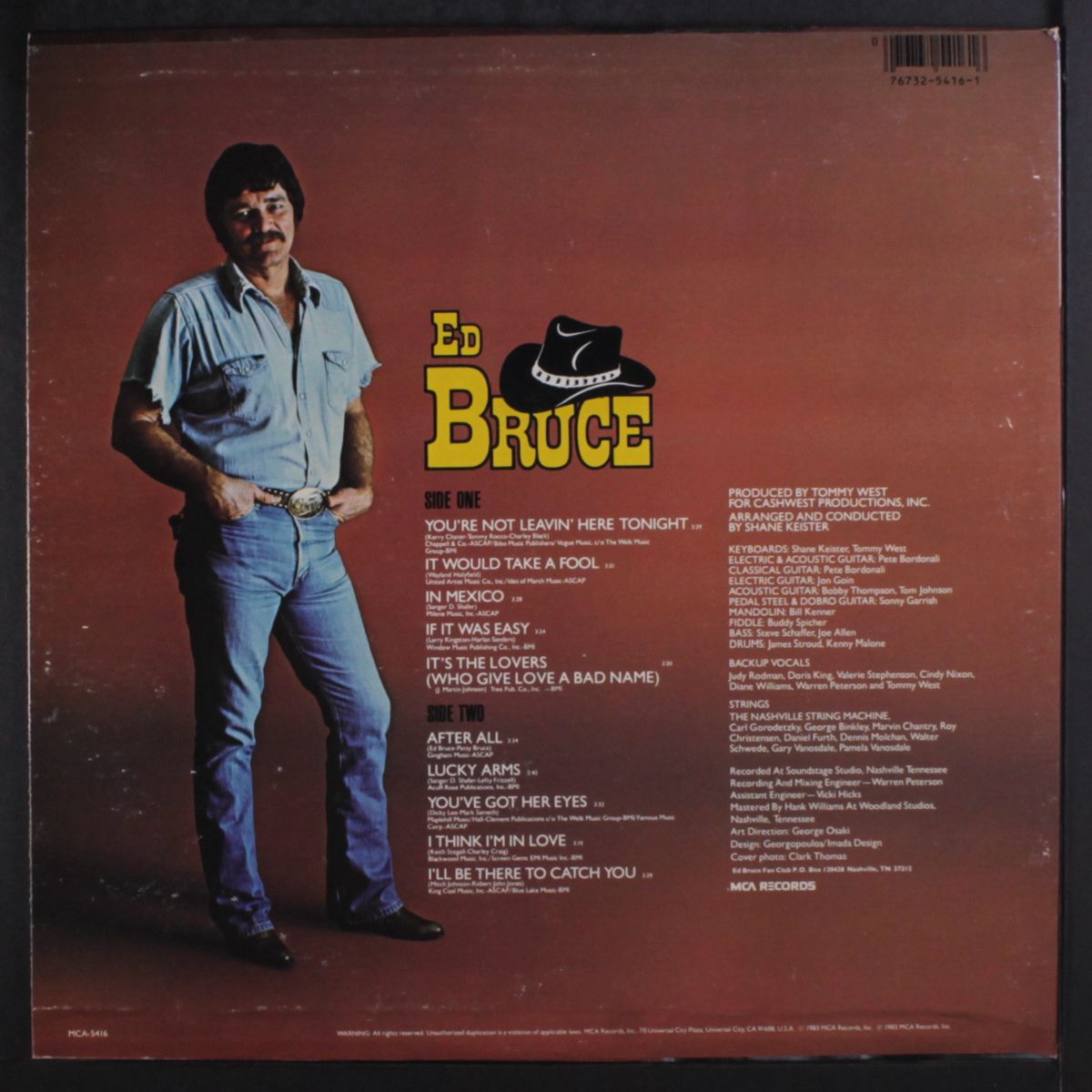 you're not leaving here tonight by ED BRUCE