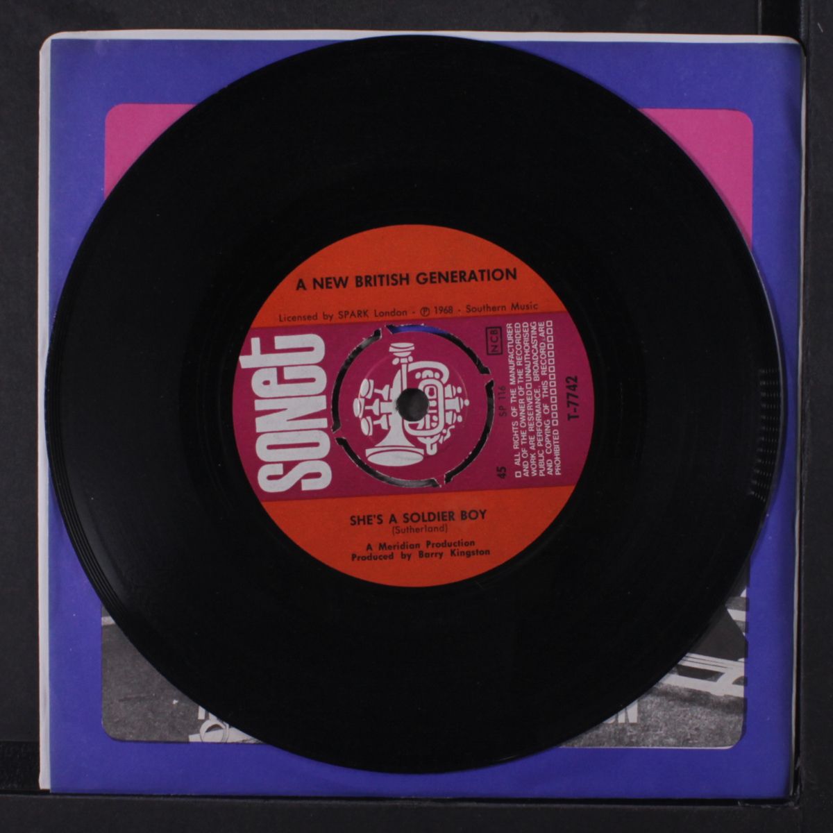 smokey blues away / she's a soldier boy by NEW GENERATION