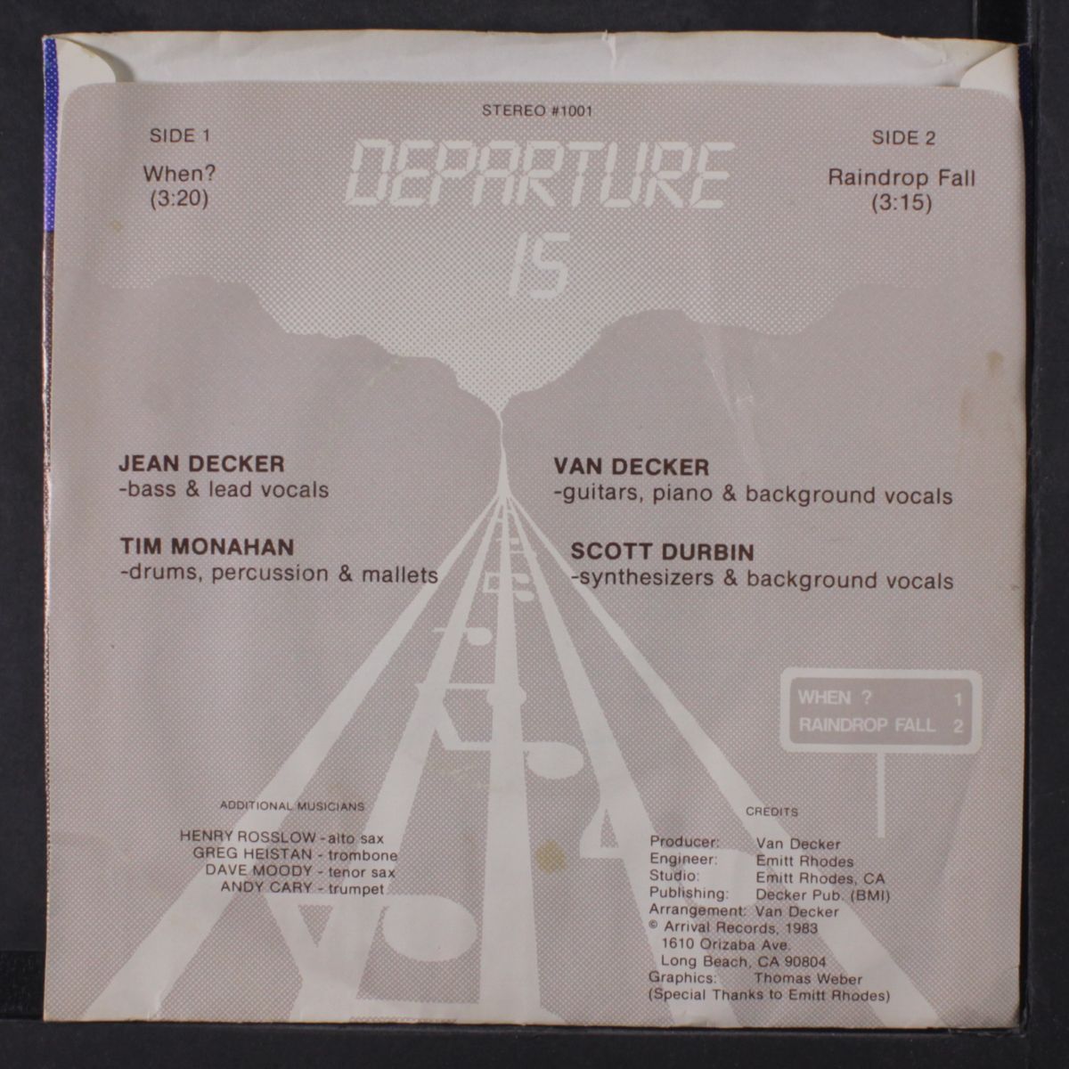 raindrop fall / when? by DEPARTURE