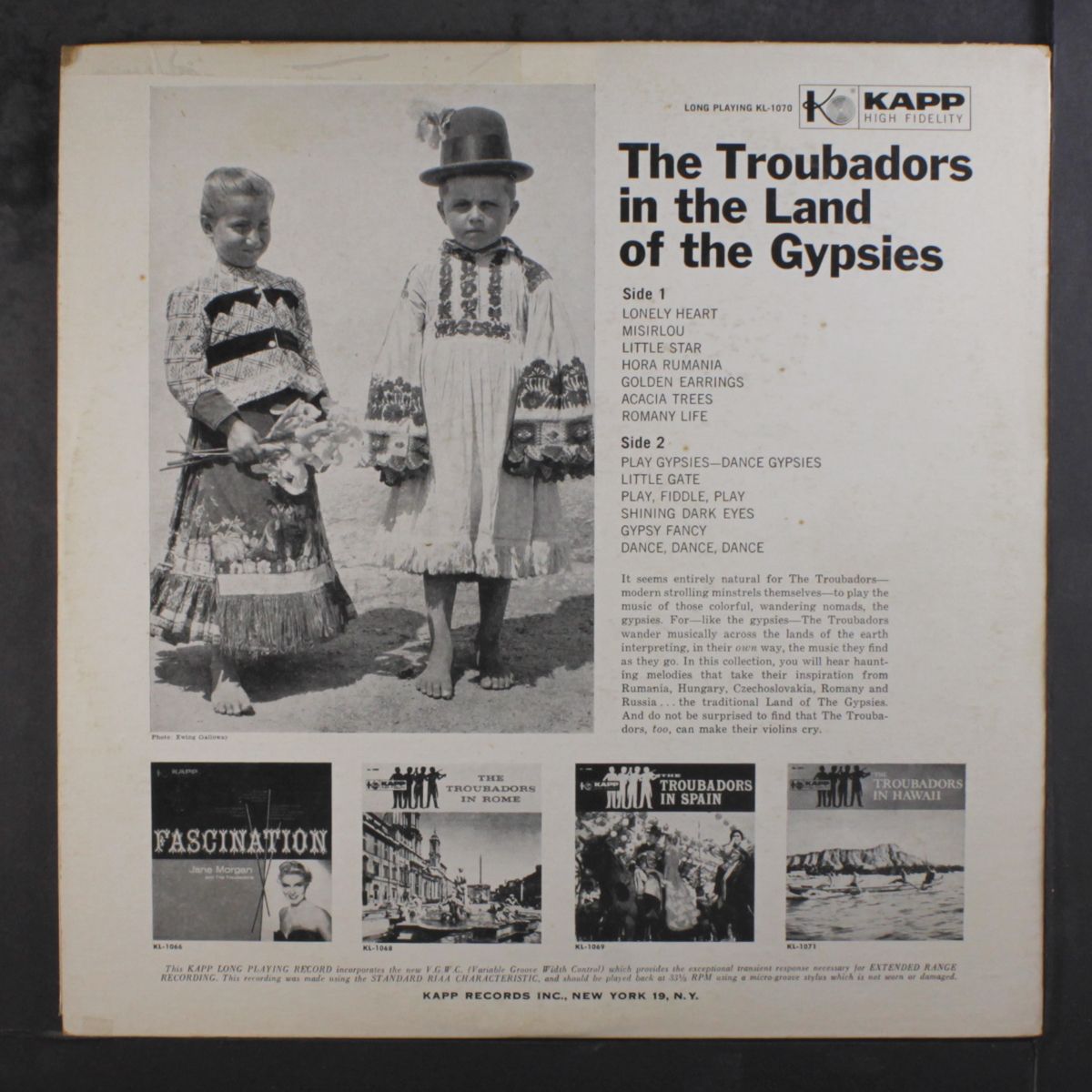 the troubadors in the land of the gypsies by TROUBADORS