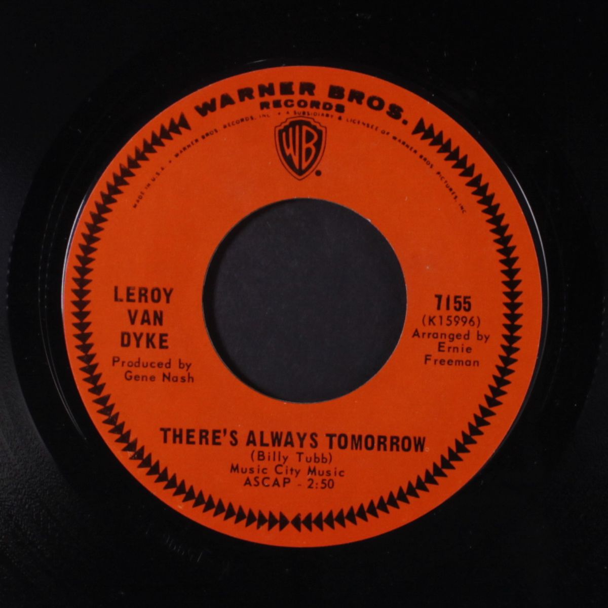 there's always tomorrow by LEROY VAN DYKE