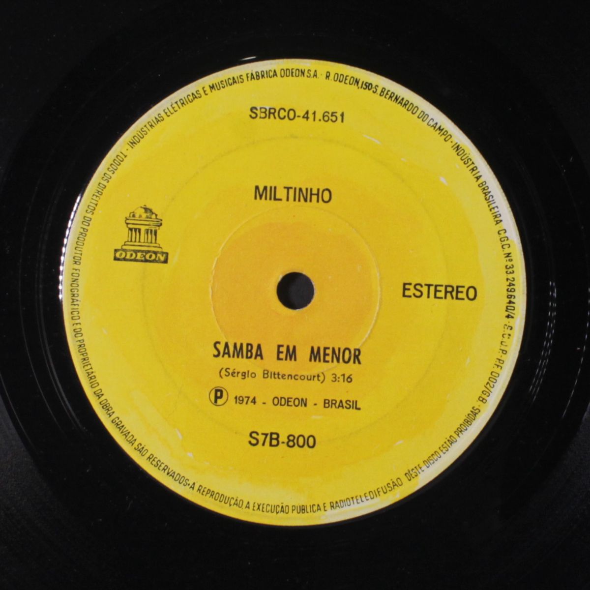 samba em menor / eu sei viver by MILTINHO