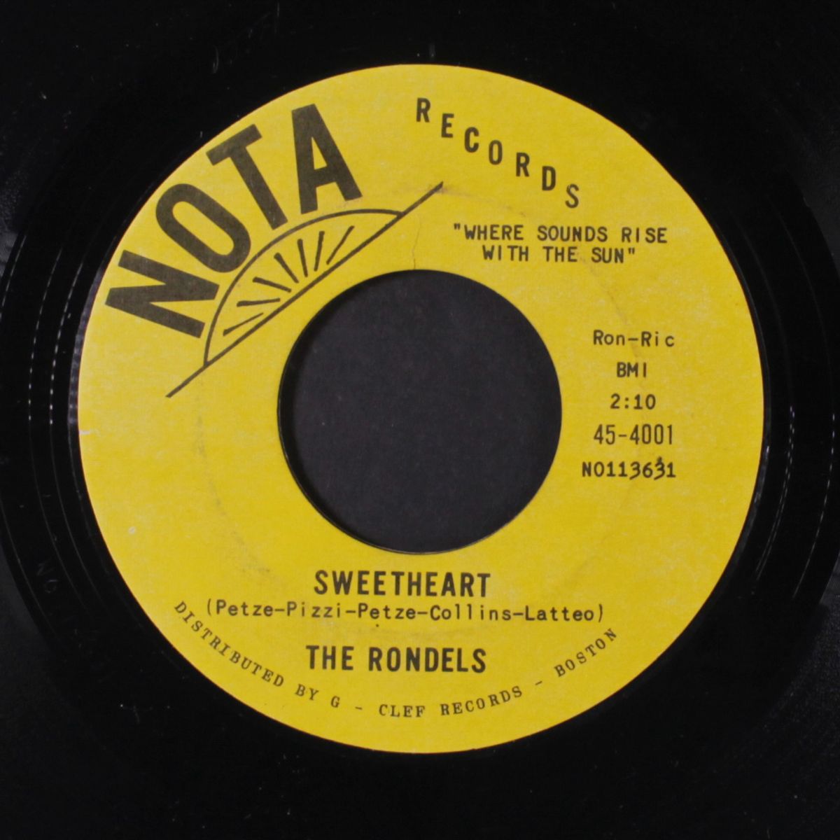 sweetheart / c'mon let's go by RONDELS