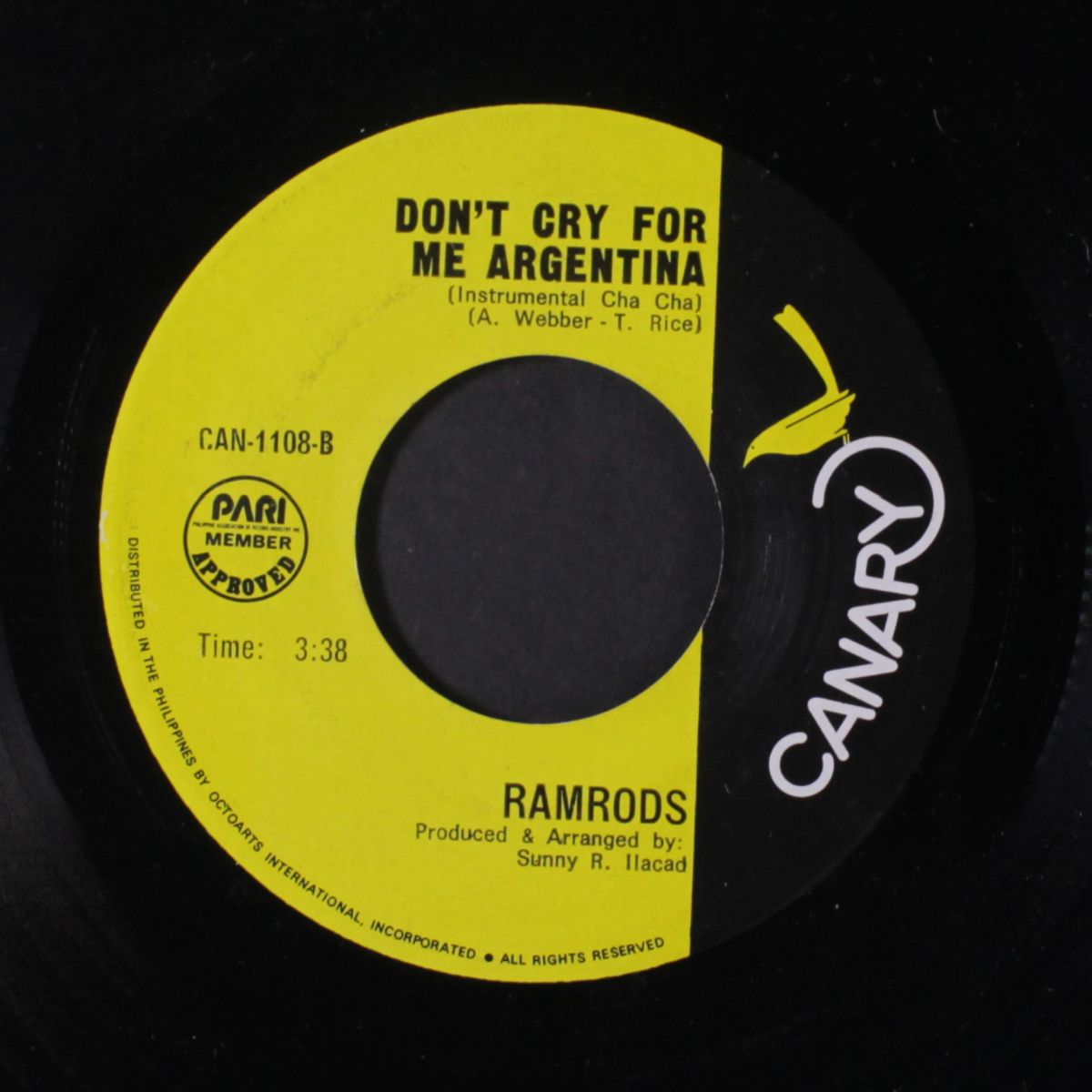 let's go ch cha / don't cry for me argentina by RAMRODS
