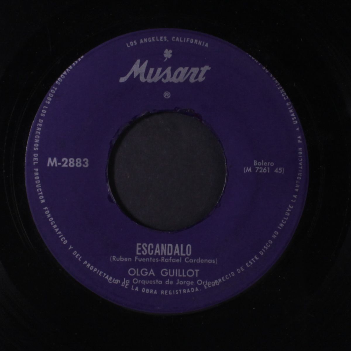 escandalo / hoy que faltes tu by OLGA GUILLOT