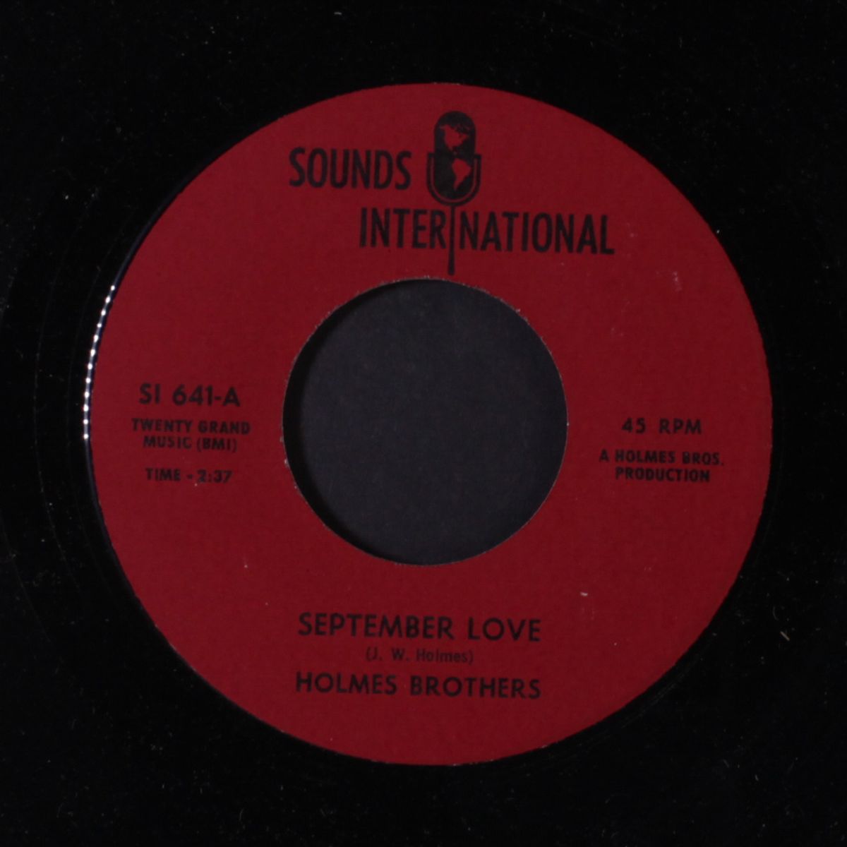 september lover / splendor of love by HOLMES BROTHERS