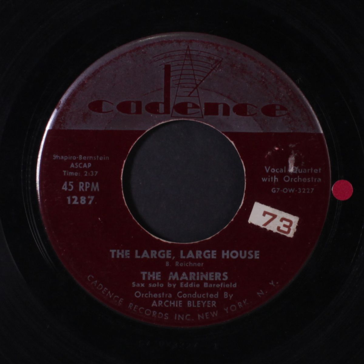 the large, large house / his gold will melt by MARINERS