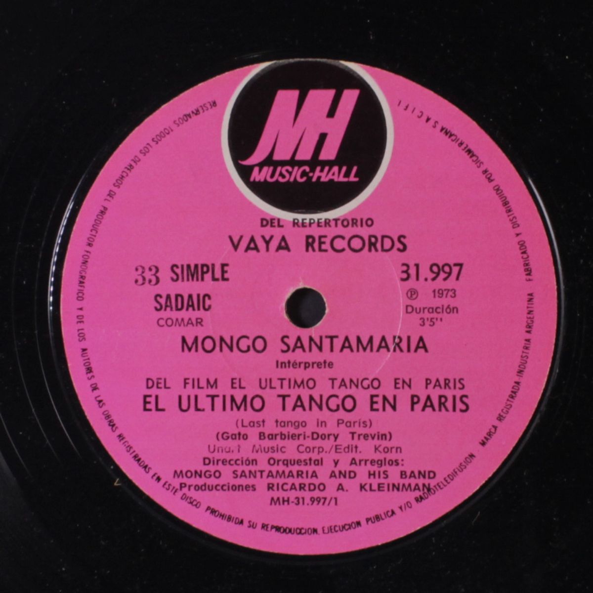 teminha pra bebe / last tango in paris by MONGO SANTAMARIA