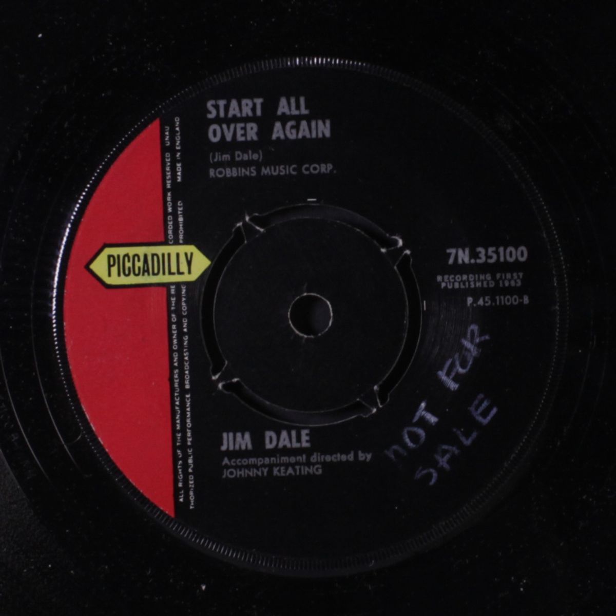 it's for them / start all over again by JIM DALE