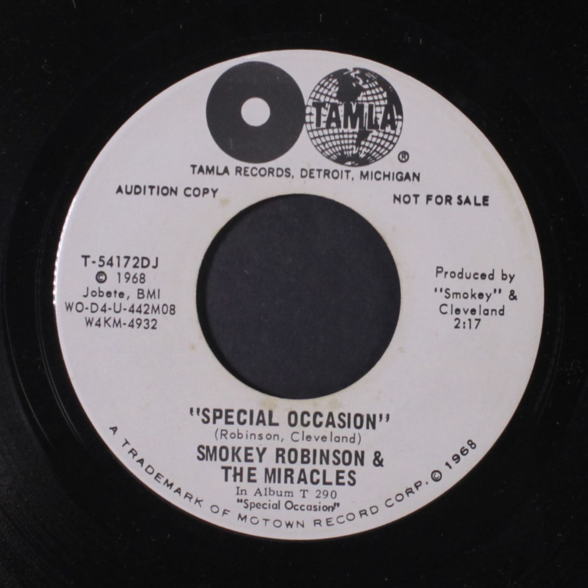special occasion / same by SMOKEY ROBINSON & MIRACLES
