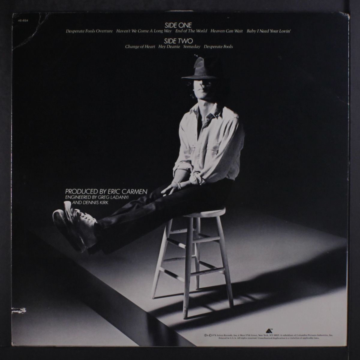 change of heart by ERIC CARMEN