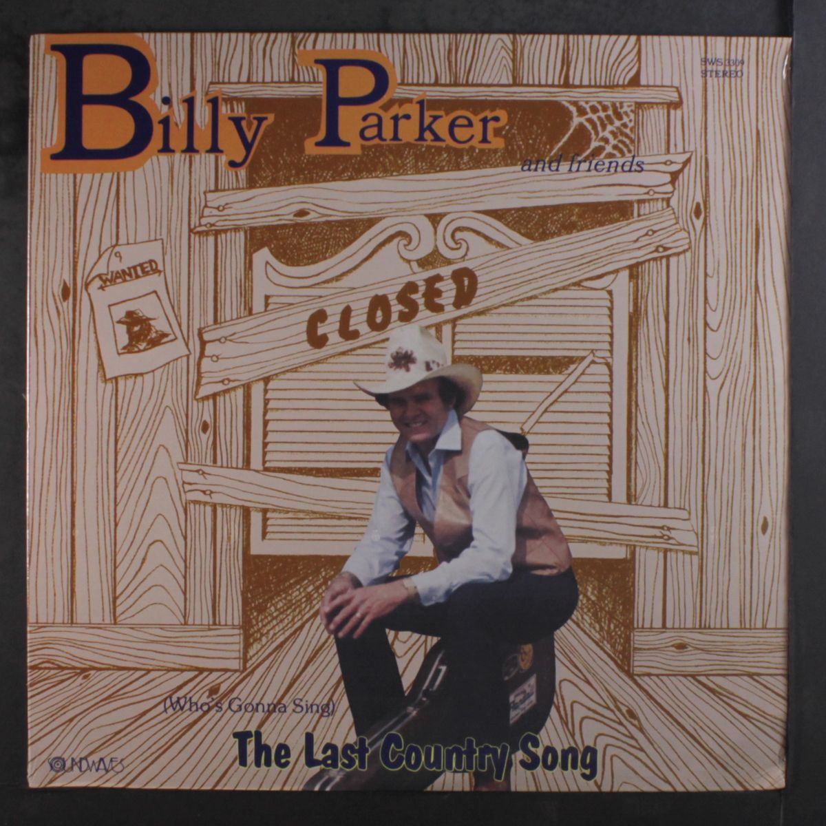 the last country song by BILLY PARKER