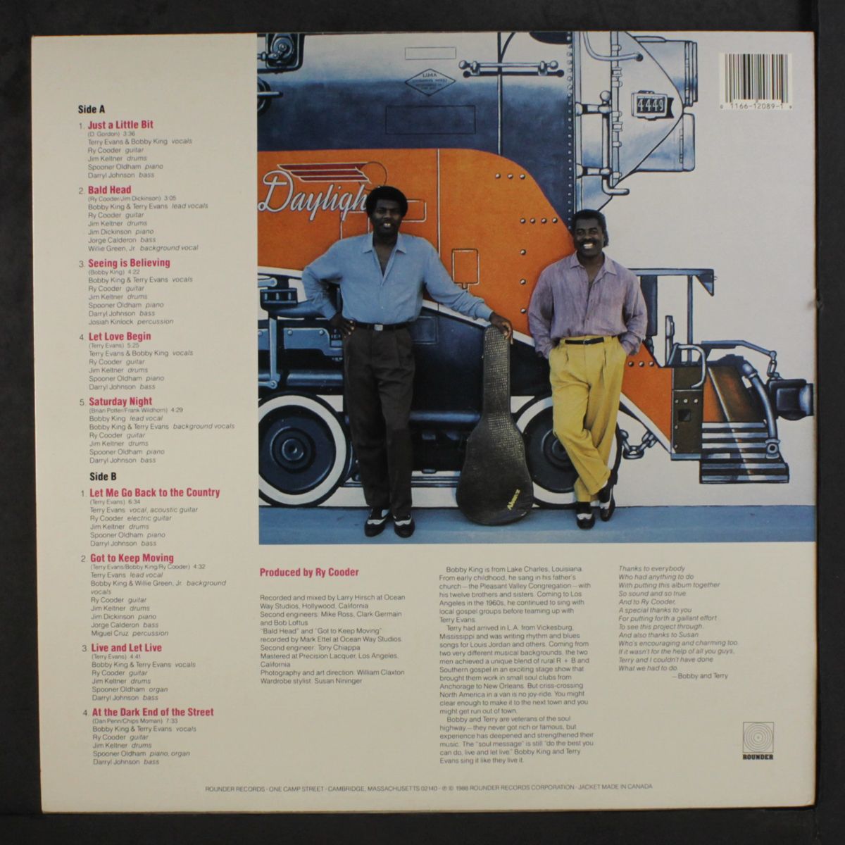 live and let live by BOBBY KING & TERRY EVANS