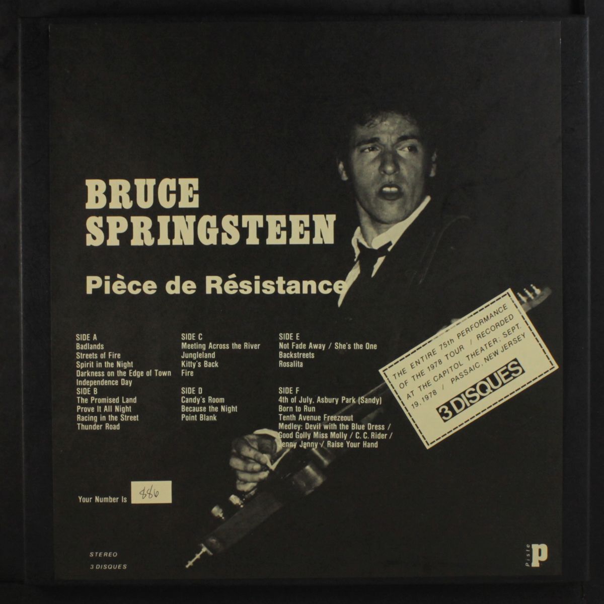 piece de resistance by BRUCE SPRINGSTEEN