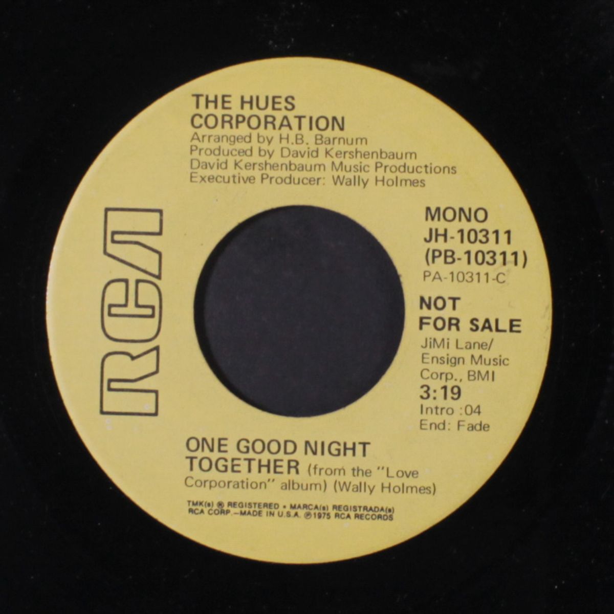 one good night together / mono by HUES CORPORATION