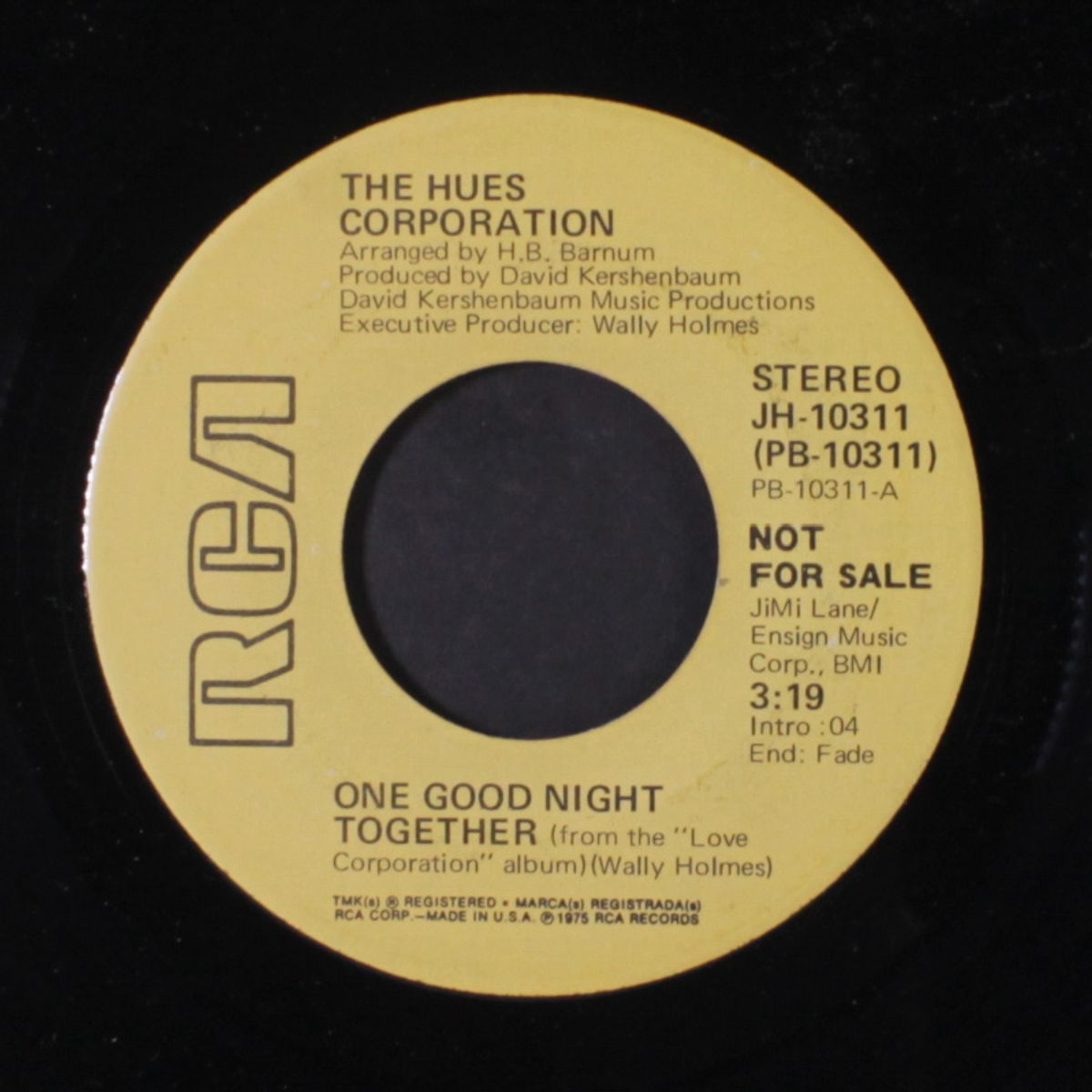 one good night together / mono by HUES CORPORATION