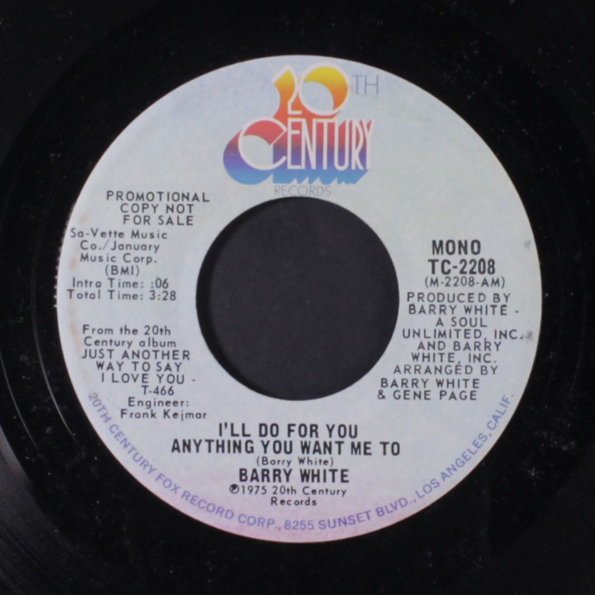i'll do for you anything you want me to / mono by BARRY WHITE