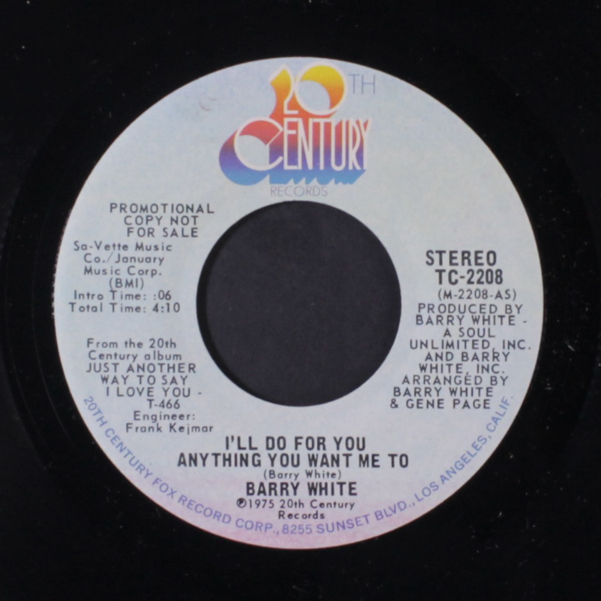 i'll do for you anything you want me to / mono by BARRY WHITE