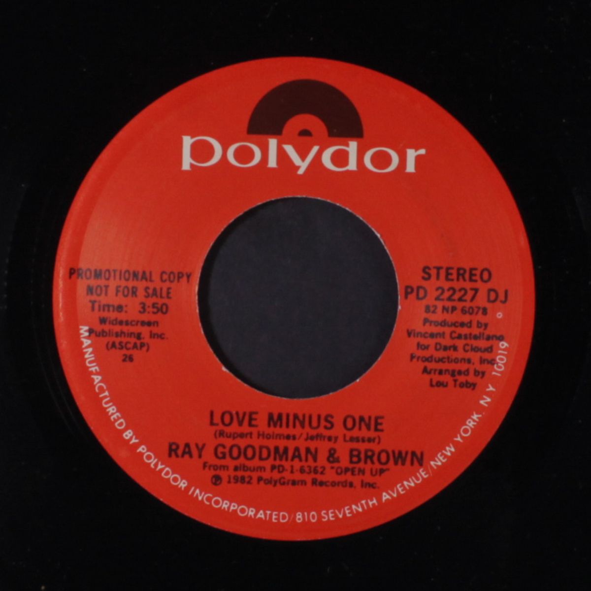 love minus one / same by RAY, GOODMAN & BROWN