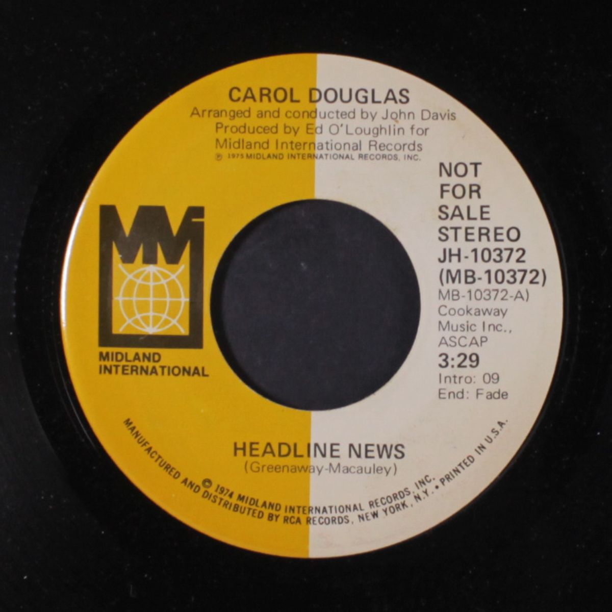 headline news / mono by CAROL DOUGLAS