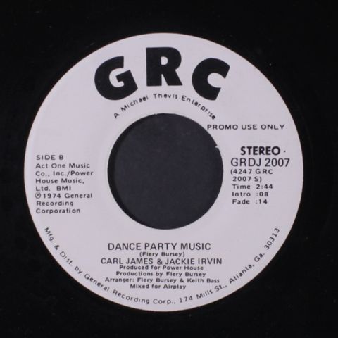 CARL JAMES & JACKIE IRVIN