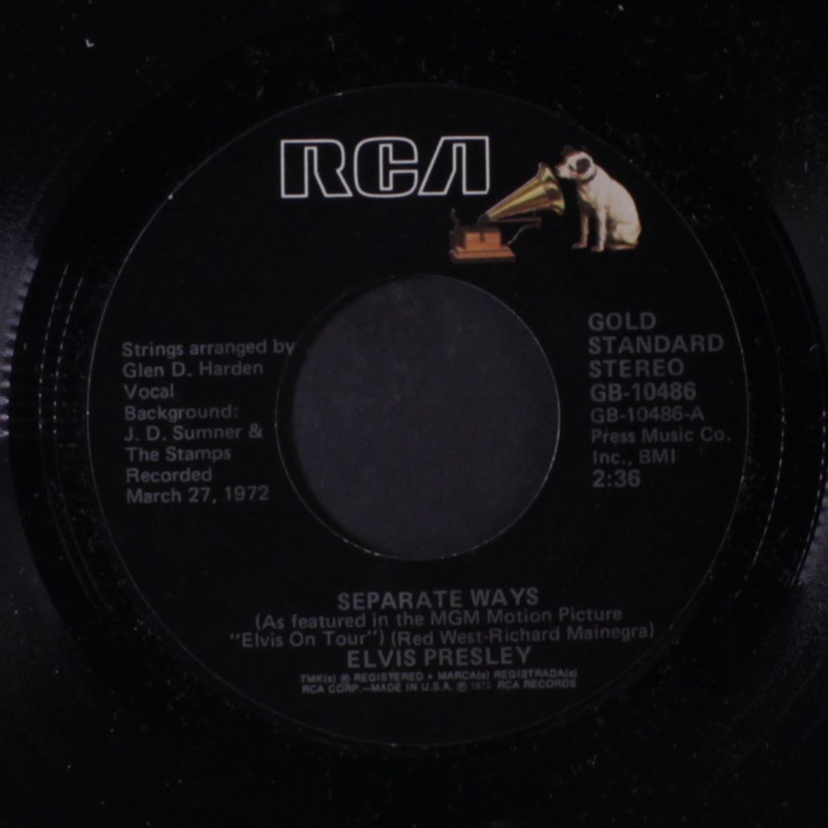 separate ways / always on my mind by ELVIS PRESLEY