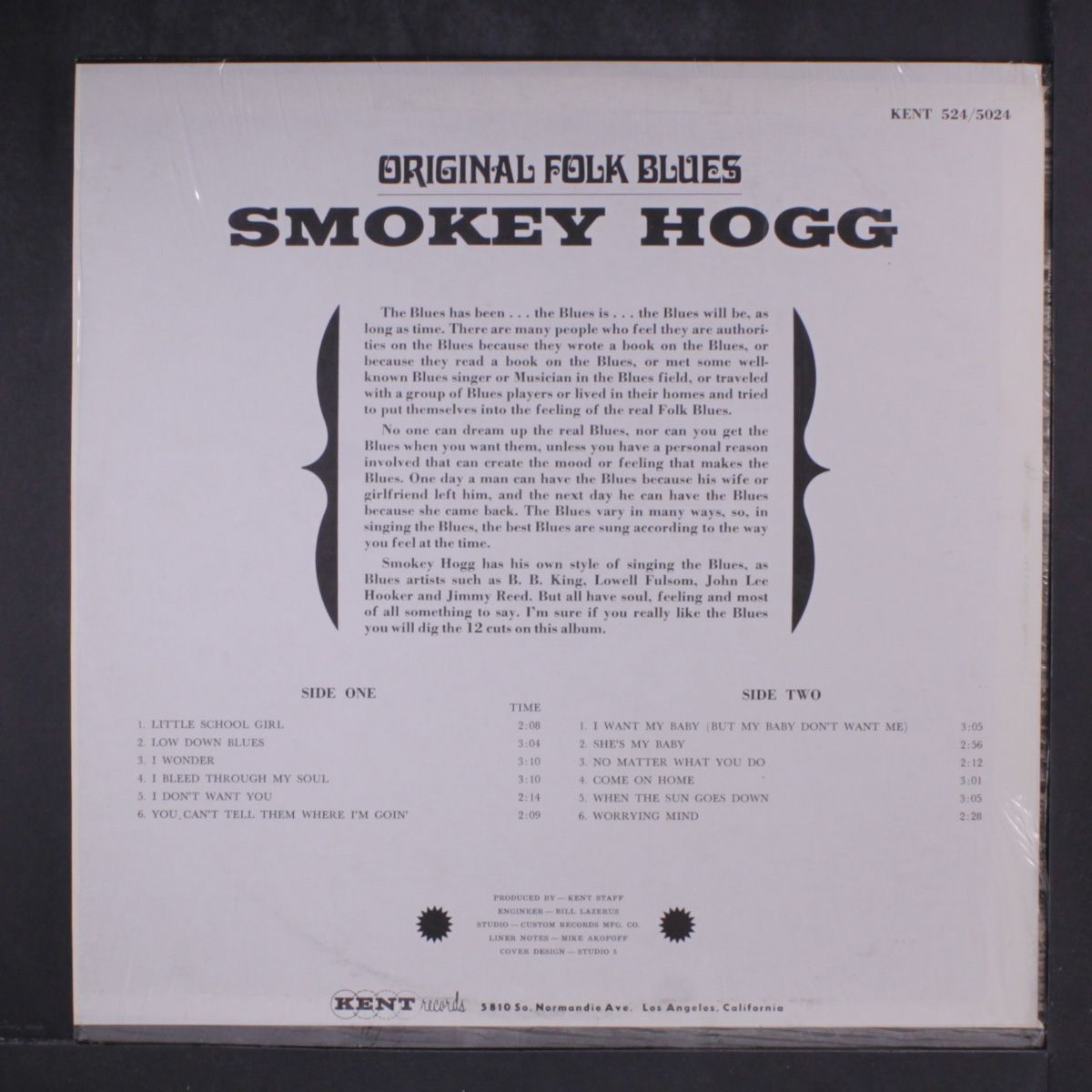 original folk blues by SMOKEY HOGG